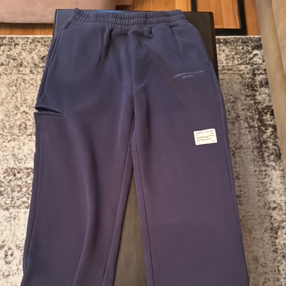 Comfrt Men's open bottom Blue Pants